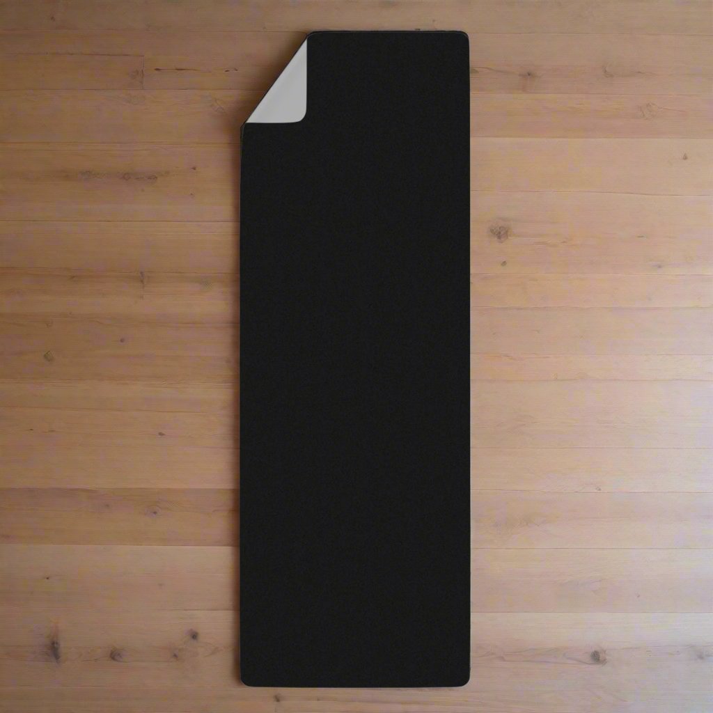 Gray Rubber Yoga Mat